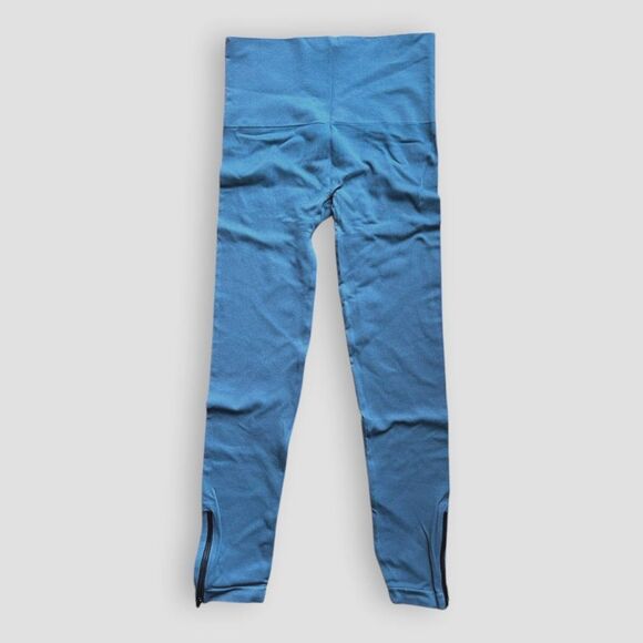 Spanx Seamless Side-Zip High Waisted Leggings Dark Grey Comfortable Fit Size XL - Picture 2 of 8